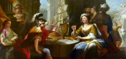 Cleopatra Dissolving the Pearl in Wine