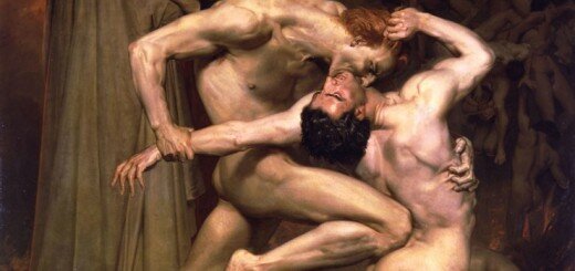 Данте и Вергилий в аду