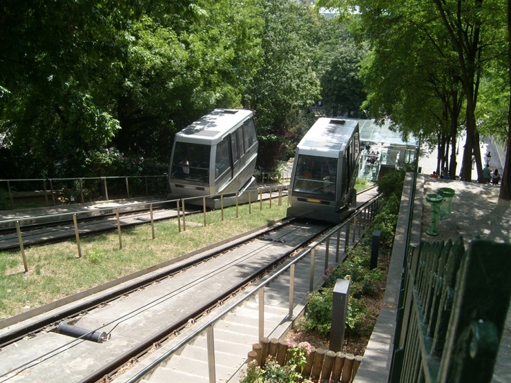 Фуникулёр на Монмартре