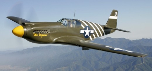 самолёт Норт Америкэн Р-51 Мустанг